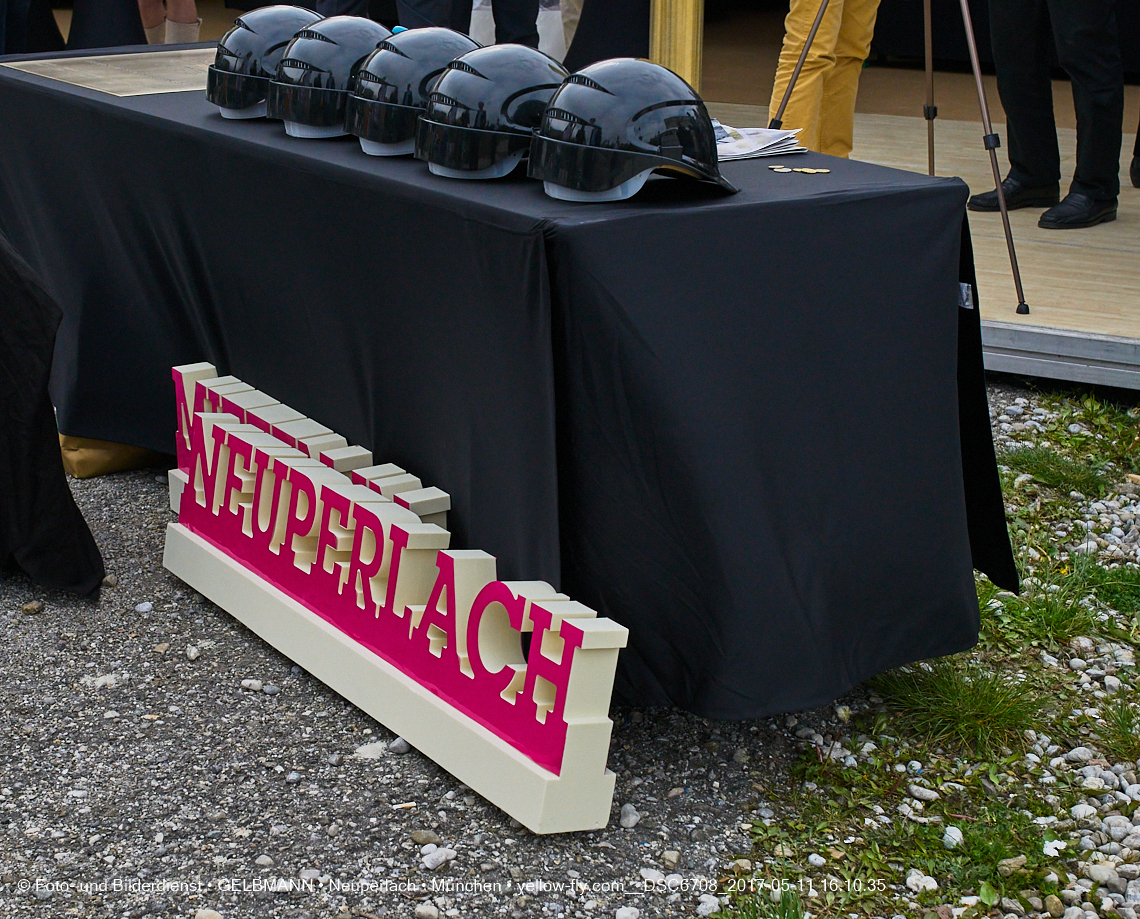 11. Mai 2017 - Grundsteinlegung für die LOGE und dem Kulturquadrat in Neuperlach